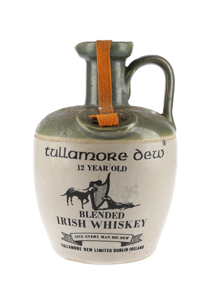 Tullamore Dew 12 Year Old Ceramic Decanter Bottled 1980s 75cl / 40%