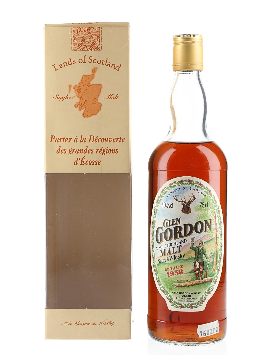 Glen Gordon 1958 - Lot 178153 - Buy/Sell Highland Whisky Online