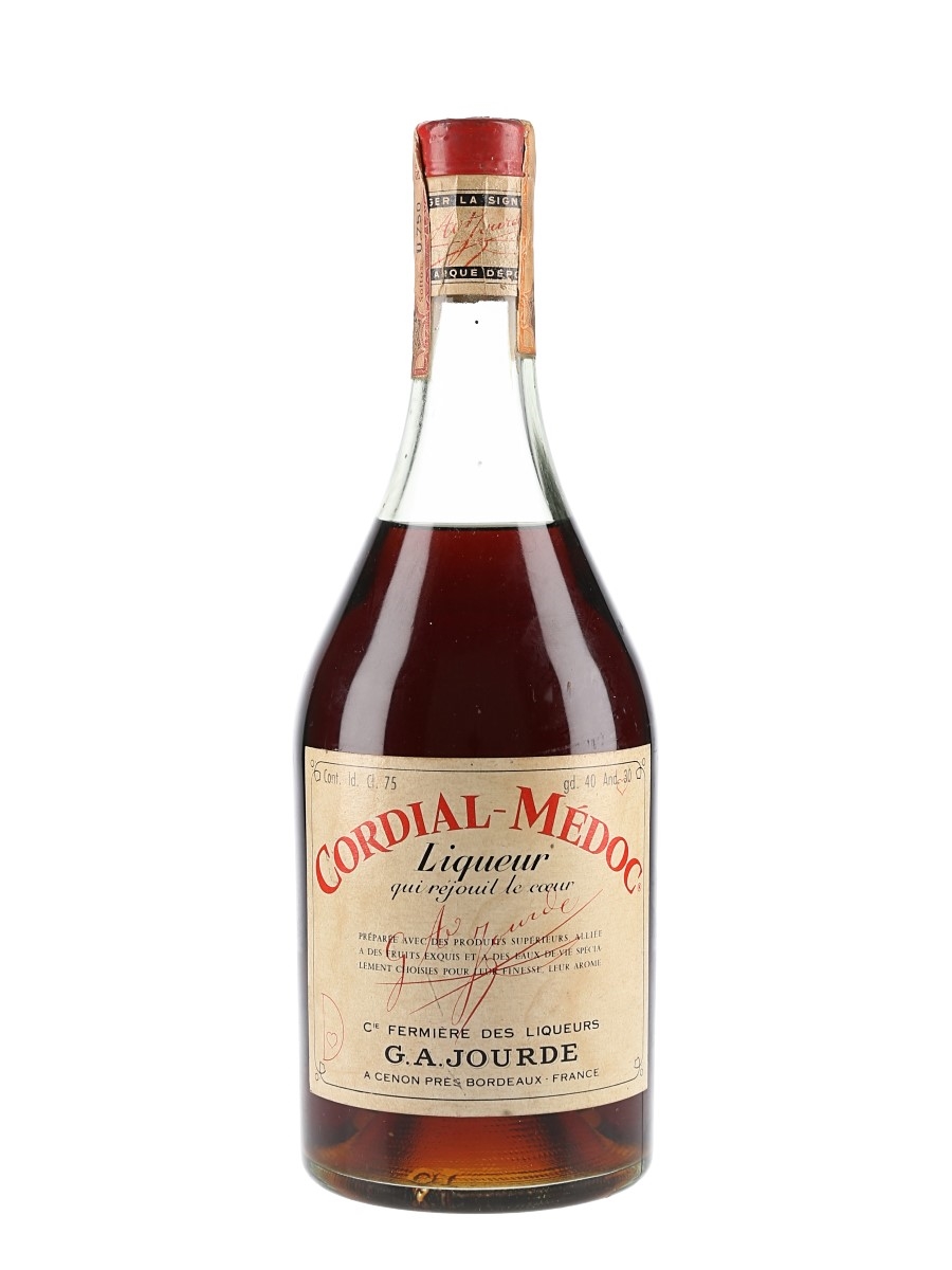 G A Jourde Cordial Medoc Bottled 1950s-1960s 75cl / 40%