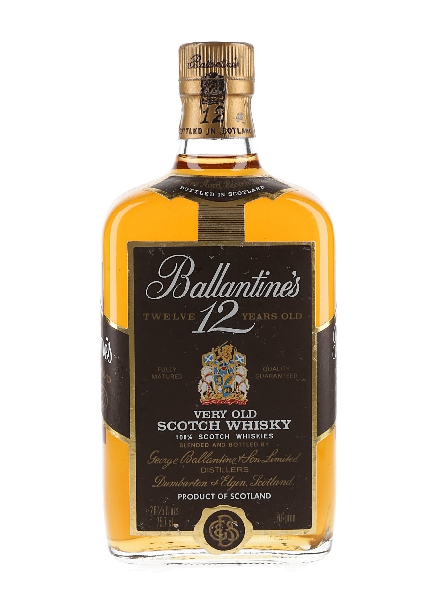 Ballantine's 12 Year Old Bottled 1970s 75.7cl / 40%