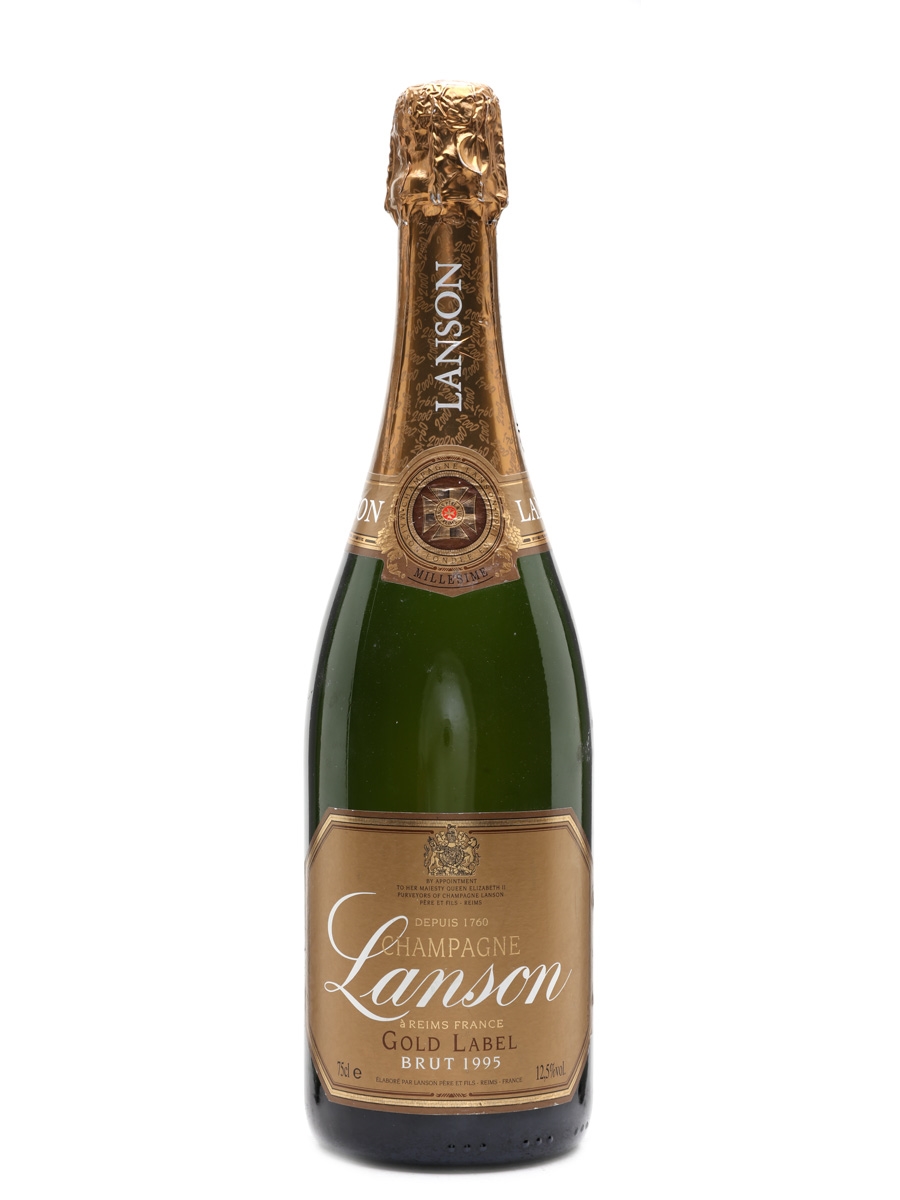 This is a picture of Fan Lanson Champagne Gold Label 2005 This is a picture of Fan Lanson Champagne Gold Label 2005