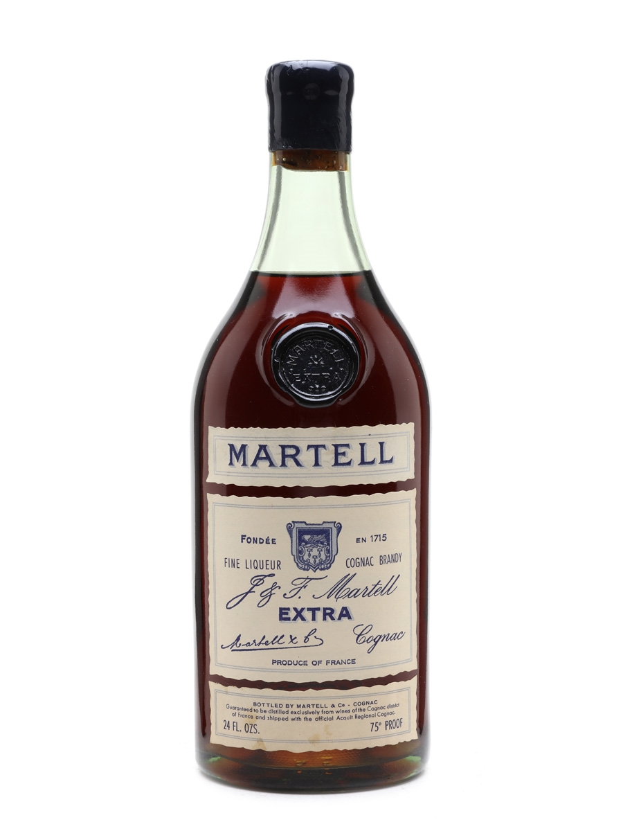 Martell Extra Cognac Bottled 1960s 68cl / 43%