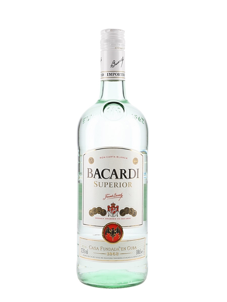 Bacardi Carta Blanca Superior Bottled 2000s - Bahamas 100cl / 37.5%
