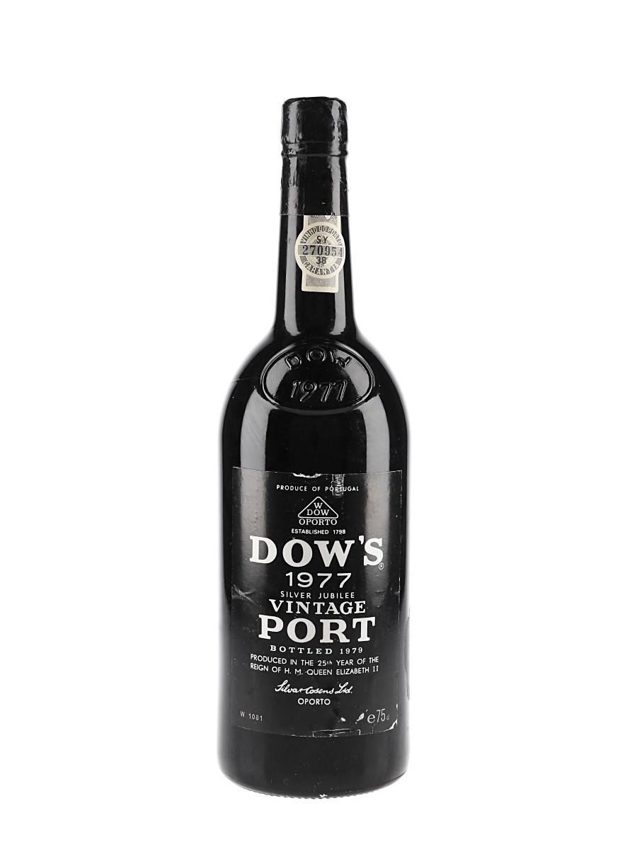 1977 Dow's Vintage Port Silver Jubilee - Bottled 1979 75cl / 20.5%