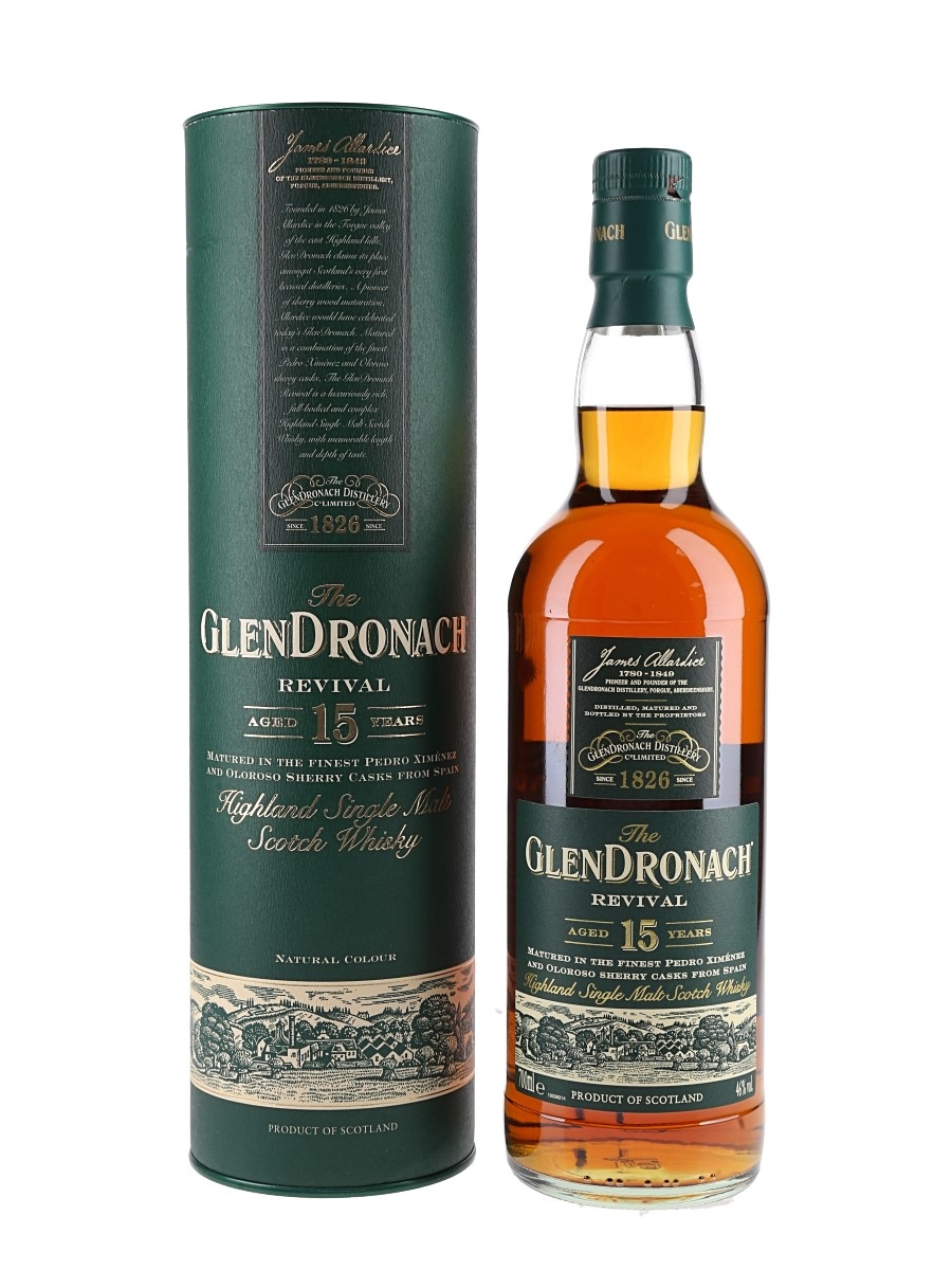 Glendronach 15 Year Old Revival Bottled 2021 70cl / 46%