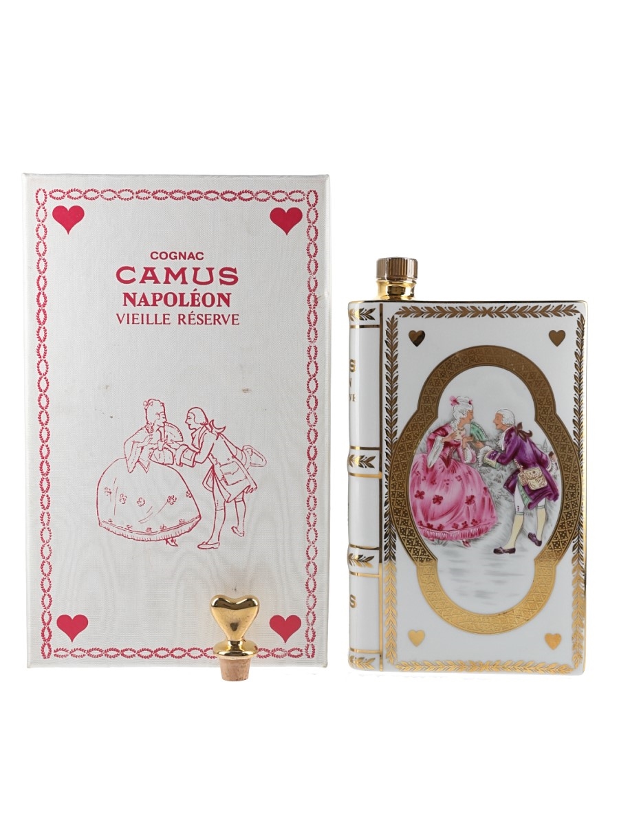 Camus Napoleon Vieille Reserve Cognac Ceramic Book Limoges Castel - HKDNP 70cl / 40%