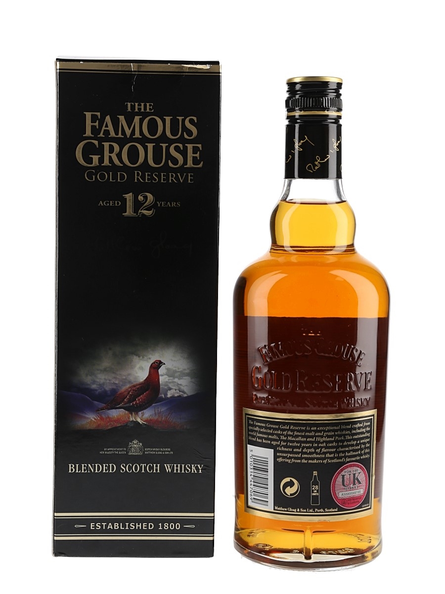 Famous Grouse 12 Year Old Gold Reserve - Lot 179510 - Buy/Sell