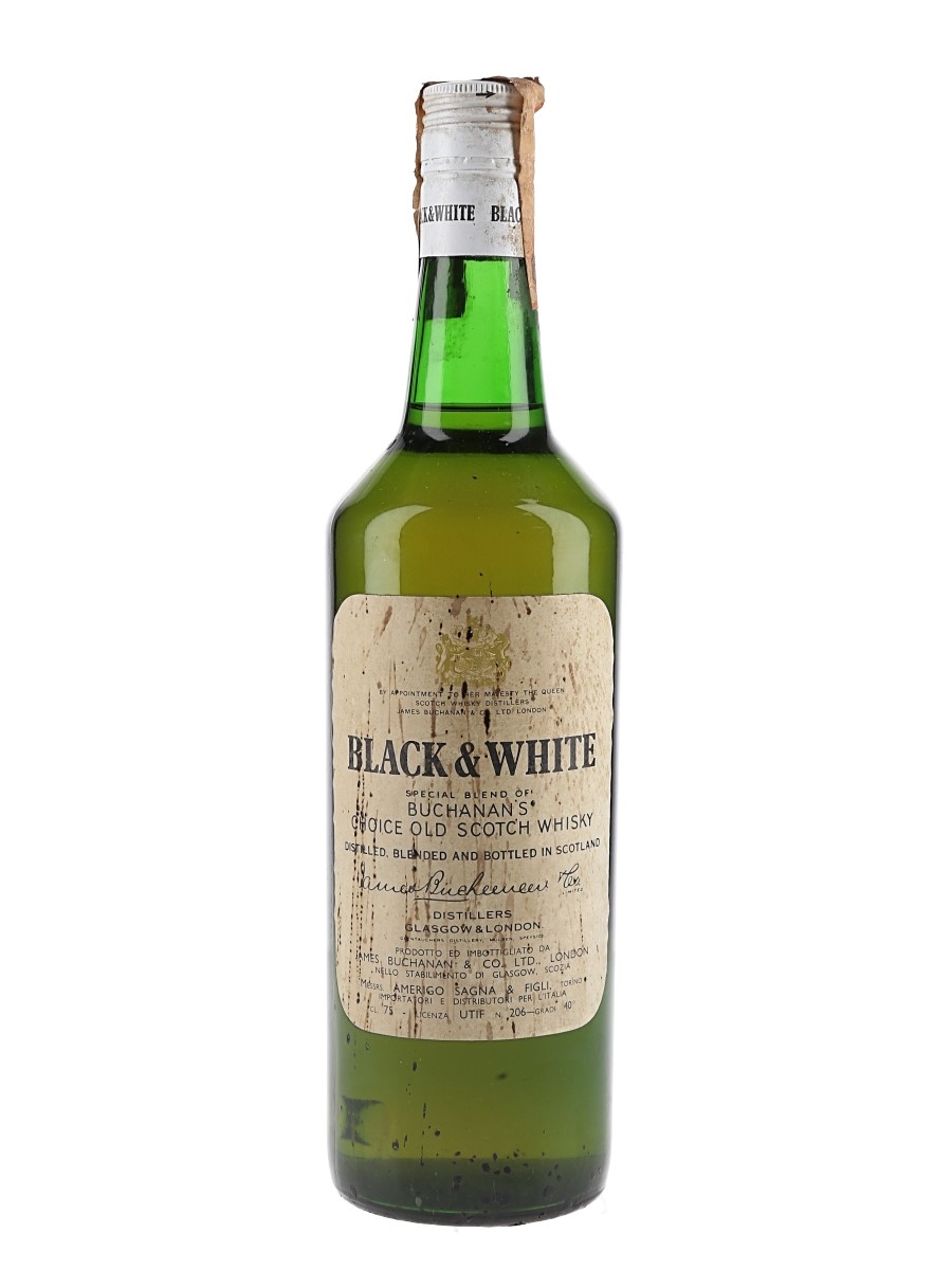 Buchanan's Black & White Bottled 1970s 75cl / 40%