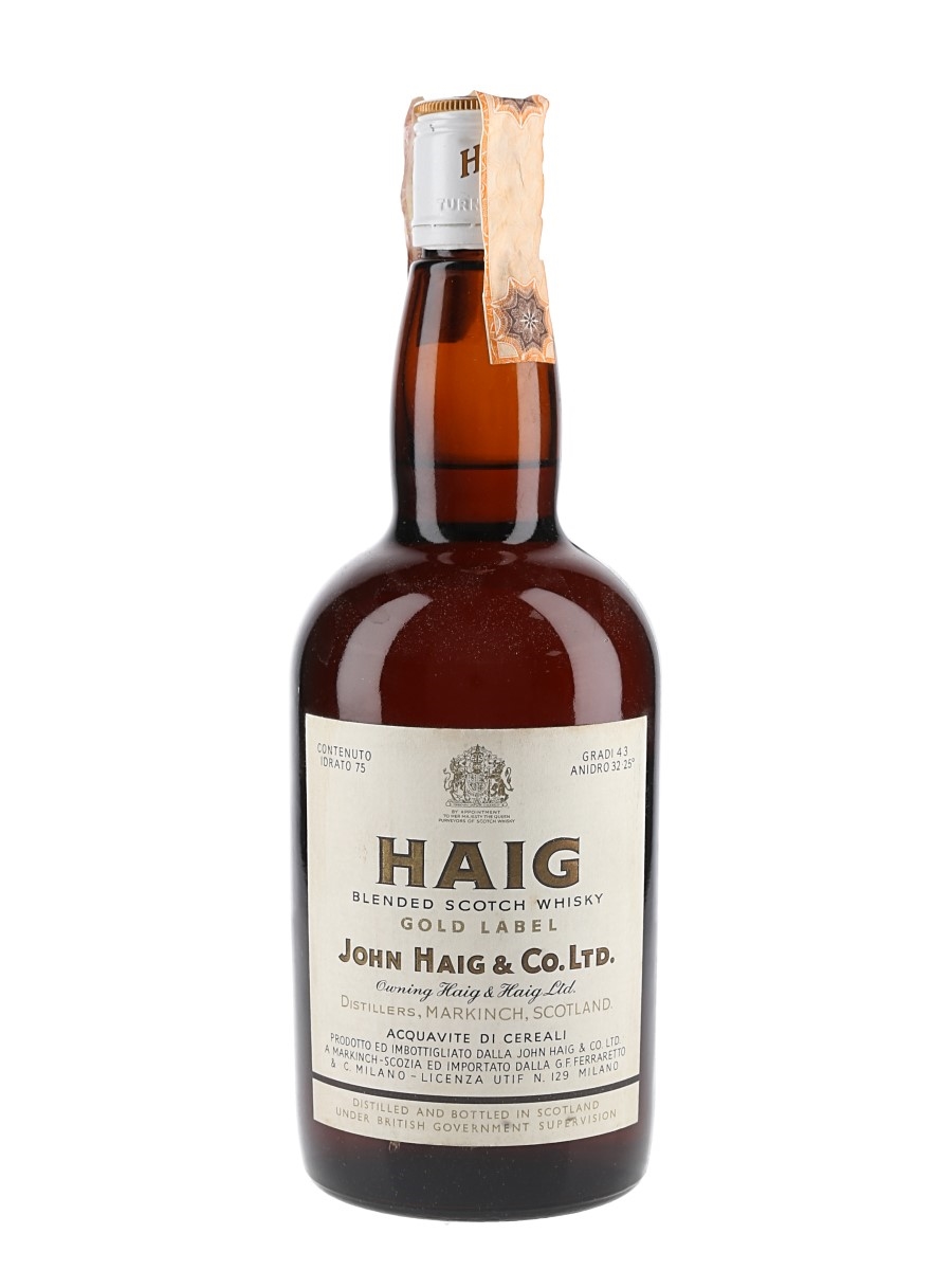 Haig Gold Label Bottled 1960s - Ferraretto 75cl / 43%