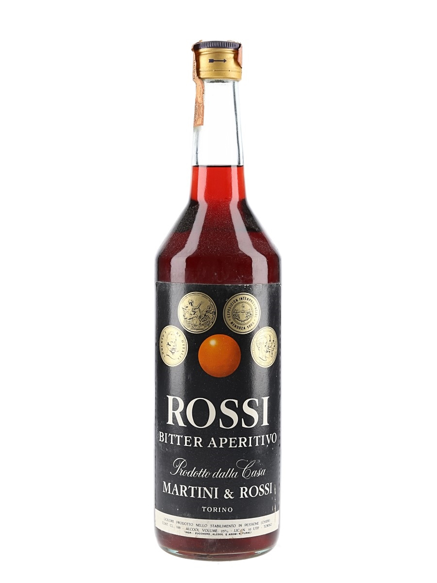Rossi Bitter Aperitivo Bottled 1970s 100cl / 25%
