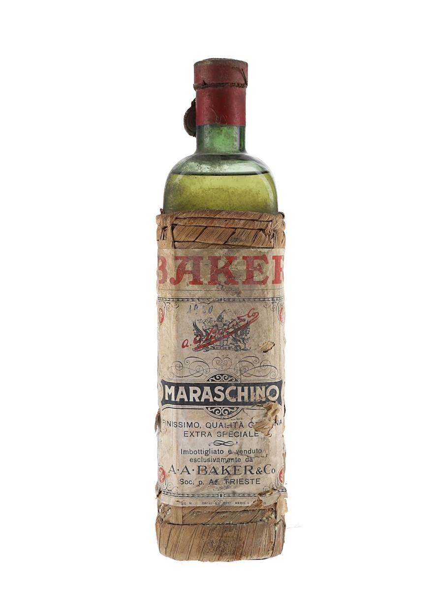Baker Maraschino Bottled 1950s 75cl / 32%