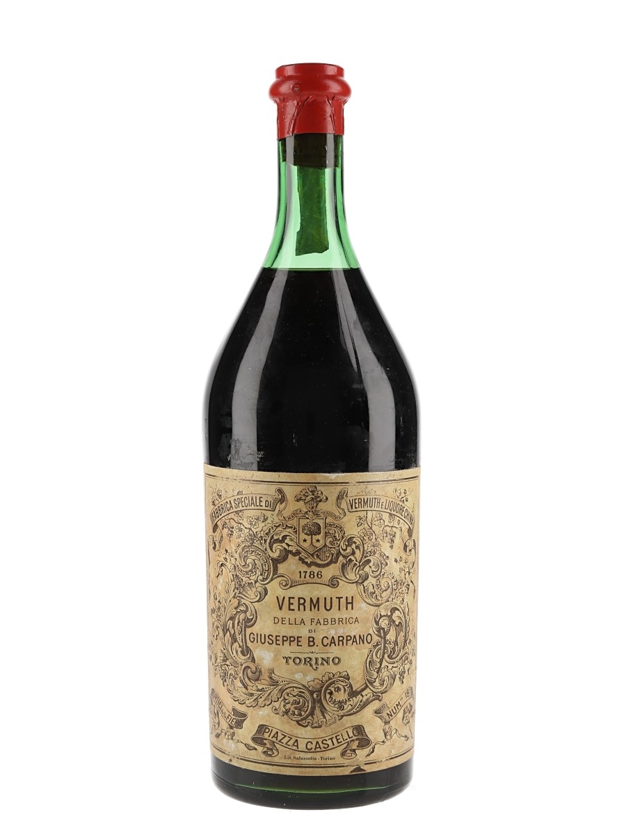 Carpano Vermuth Bottled 1960s-1970s 100cl / 16.5%