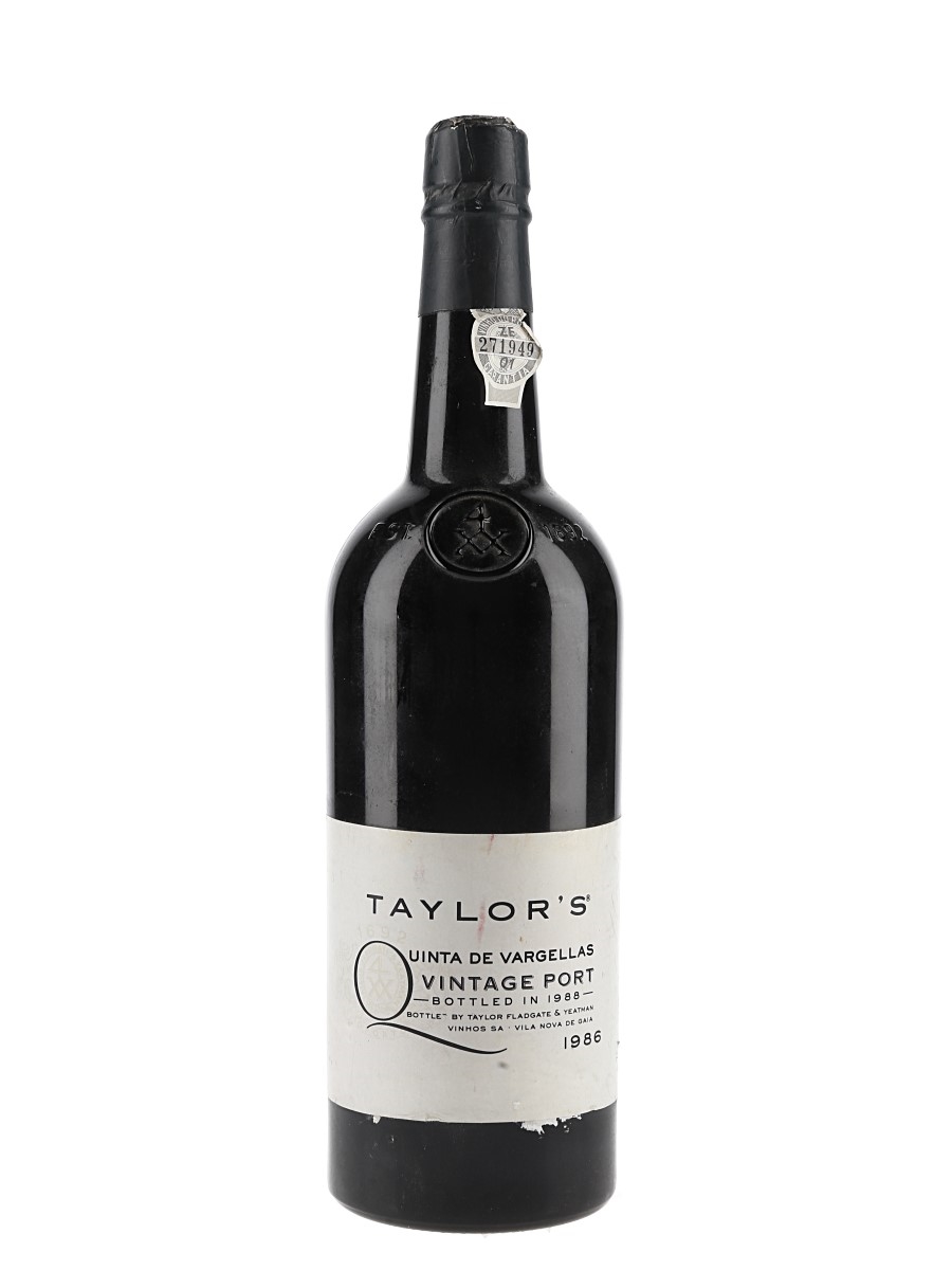 1986 Taylors Quinta De Vargellas Bottled 1988 - Taylor, Fladgate & Yeatman 75cl / 20.5%