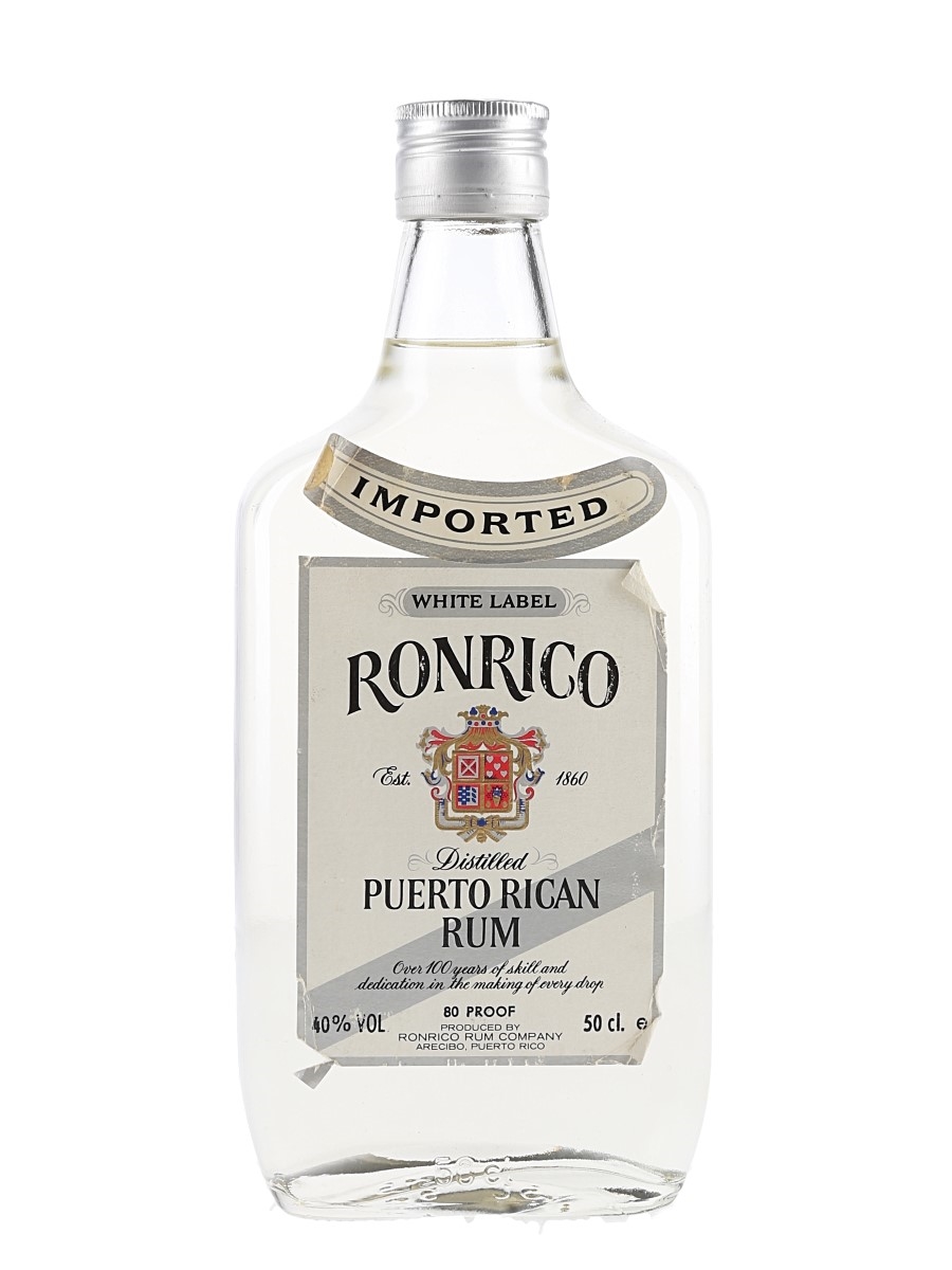 Ronrico White Label Bottled 1980s 50cl / 40%