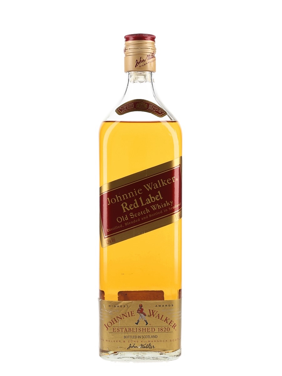 Johnnie Walker Red Label Bottled 1980s-1990s 100cl / 43%