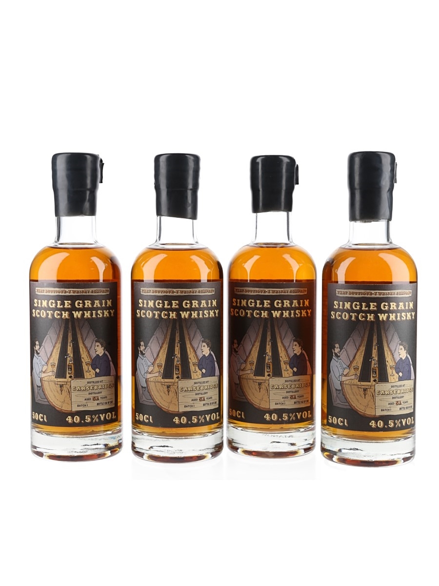 Carsebridge 52 Year Old Batch 1 That Boutique-y Whisky Company 4 x 50cl / 40.5%