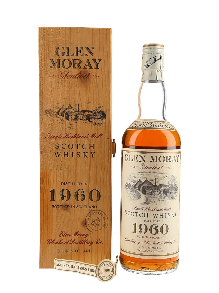 Glen Moray Glenlivet 1960 26 Year Old Bottled 1980s 75cl / 43%