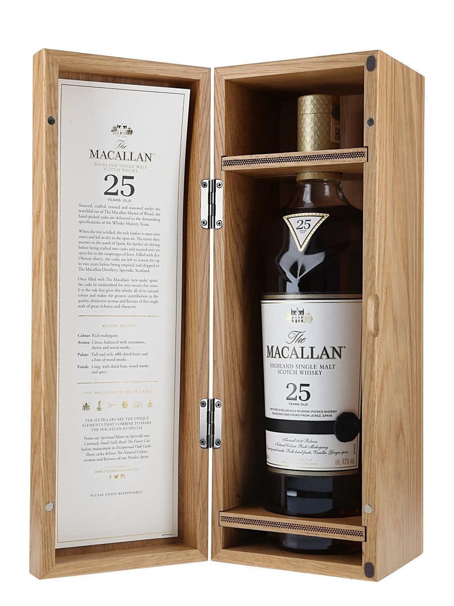 Macallan 25 Year Old Sherry Oak - Lot 178629 - Buy/Sell Macallan