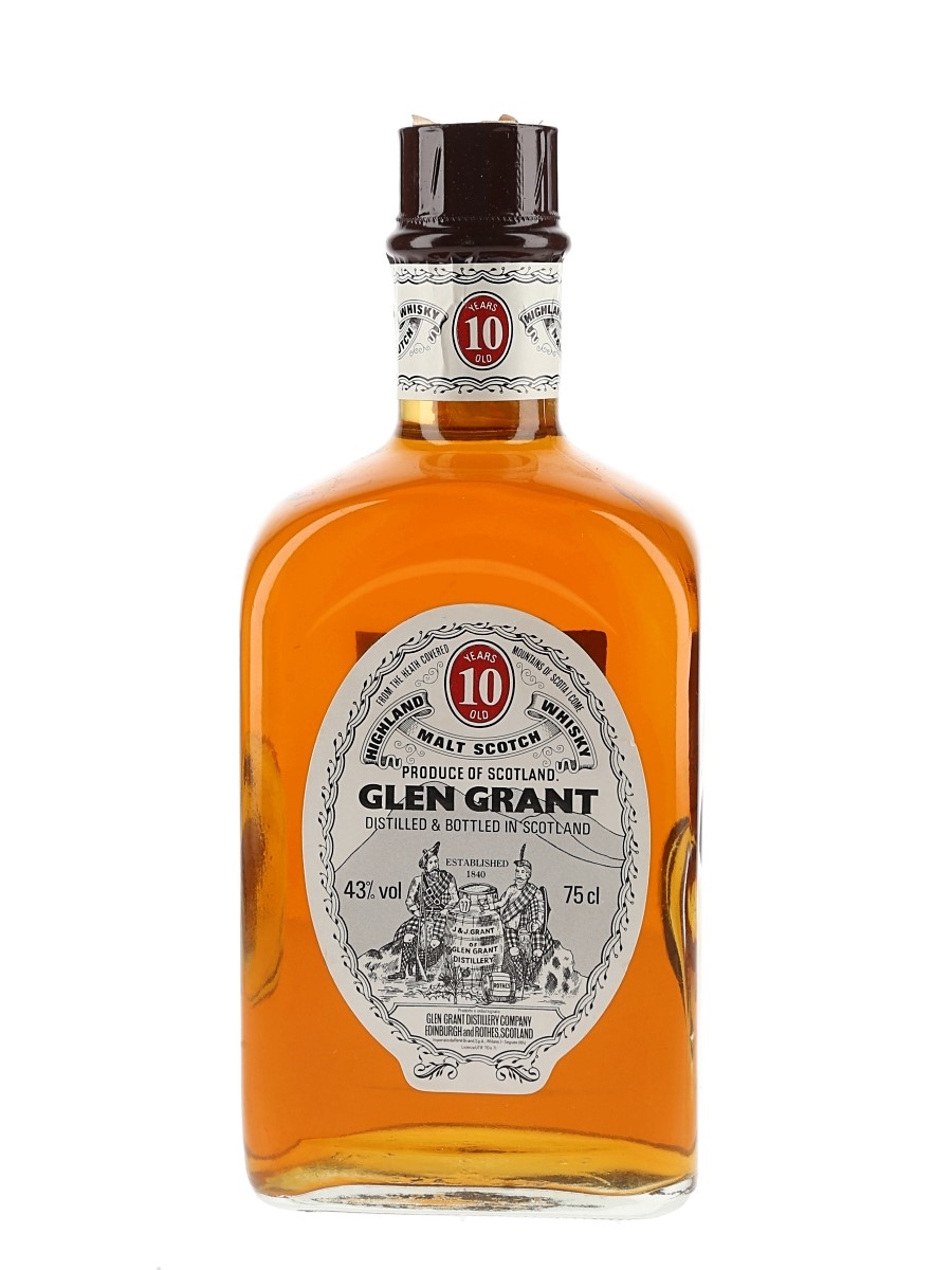 Glen Grant 10 Year Old Bottled 1980s - Rene Briand 75cl / 43%