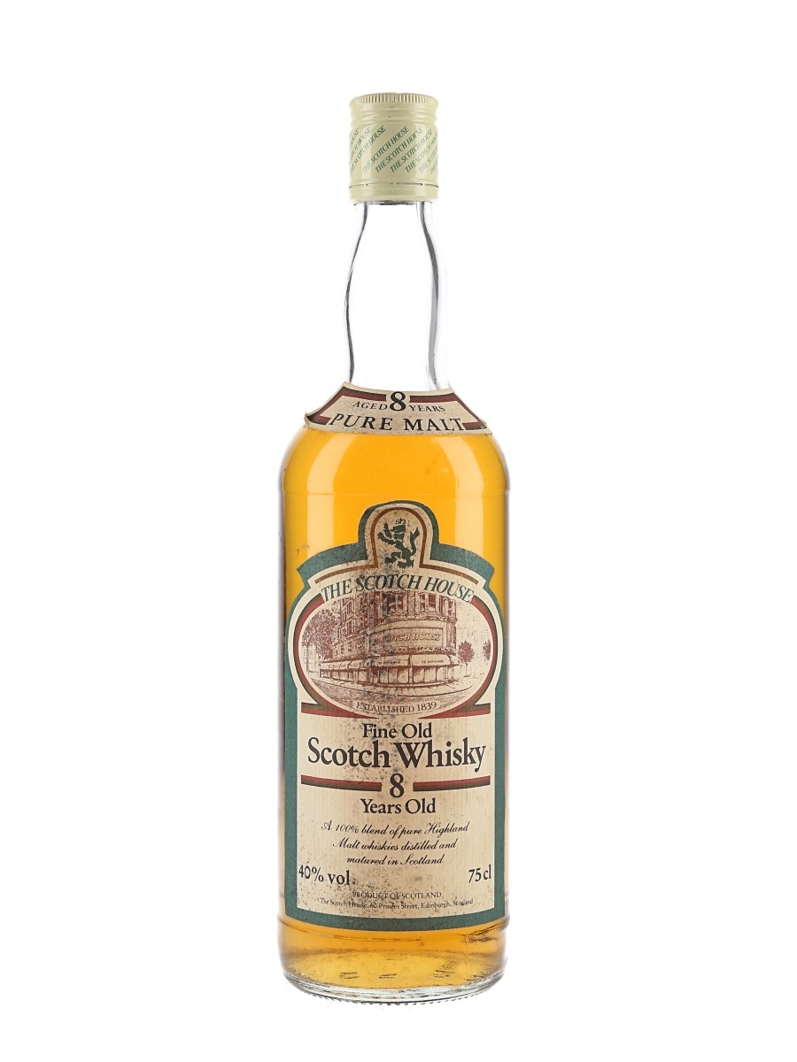 The Scotch House 8 Year Old - Lot 178541 - Buy/Sell Blended Malt