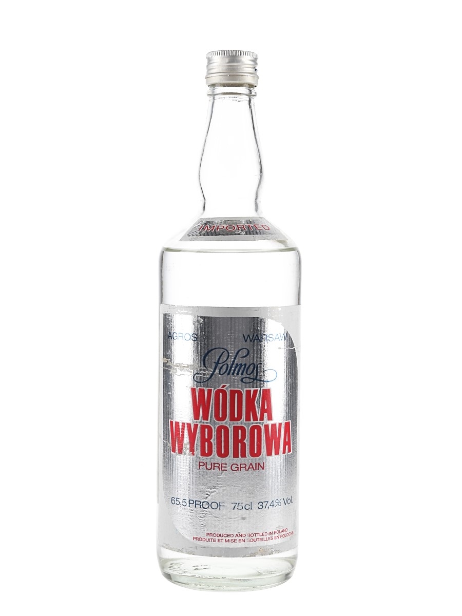 Polmos Wodka Wyborowa Bottled 1980s 75cl / 37.4%