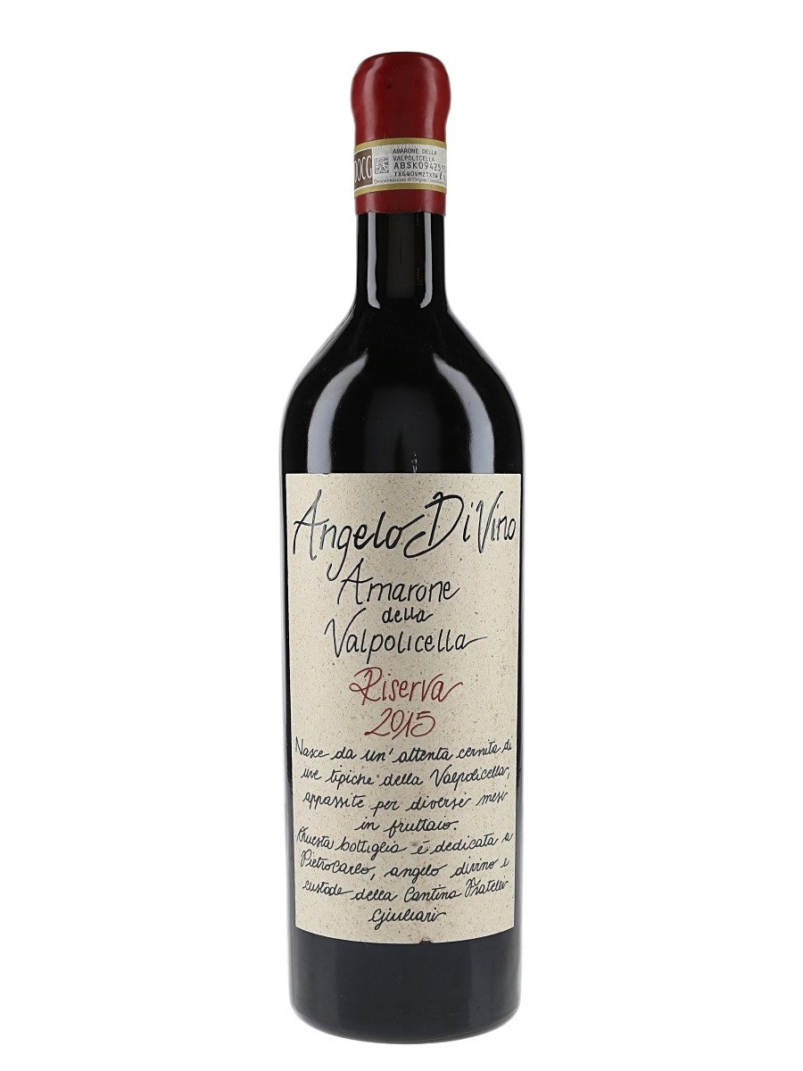 Amarone Della Valpolicella Riserva 2015 Angelo Di Vino 75cl / 16%