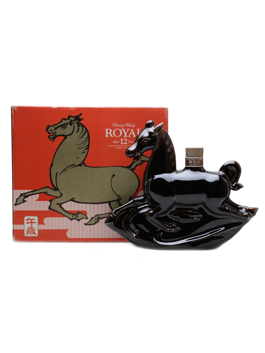Suntory 12 Year Old Horse Decanter - Lot 22578 - Buy/Sell Japanese