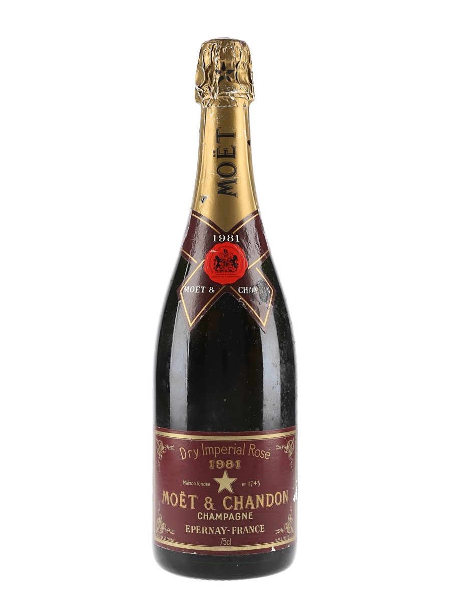 1981 Moet & Chandon Dry Imperial Rose  75cl / 12%
