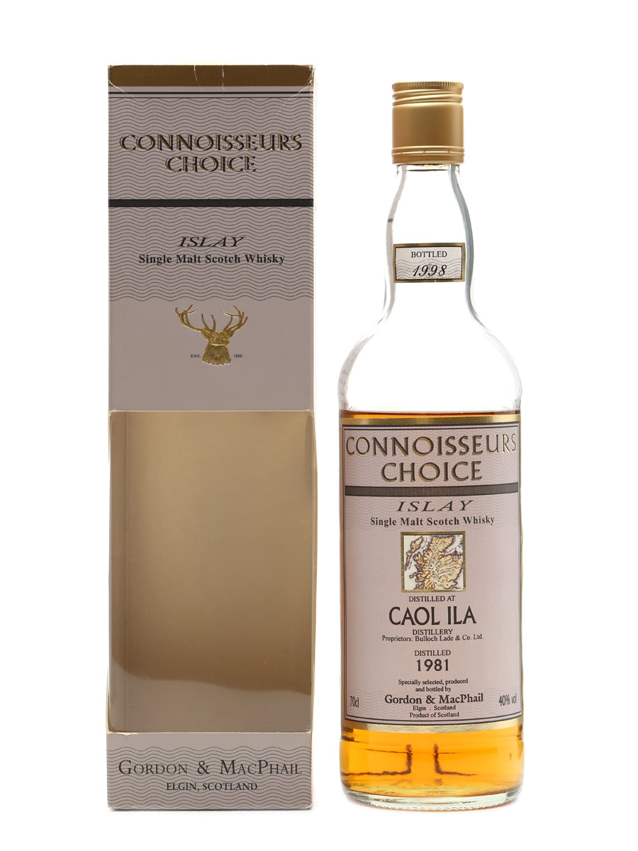 Caol Ila 1981 Connoisseurs Choice Bottled 1998 - Gordon & MacPhail 70cl