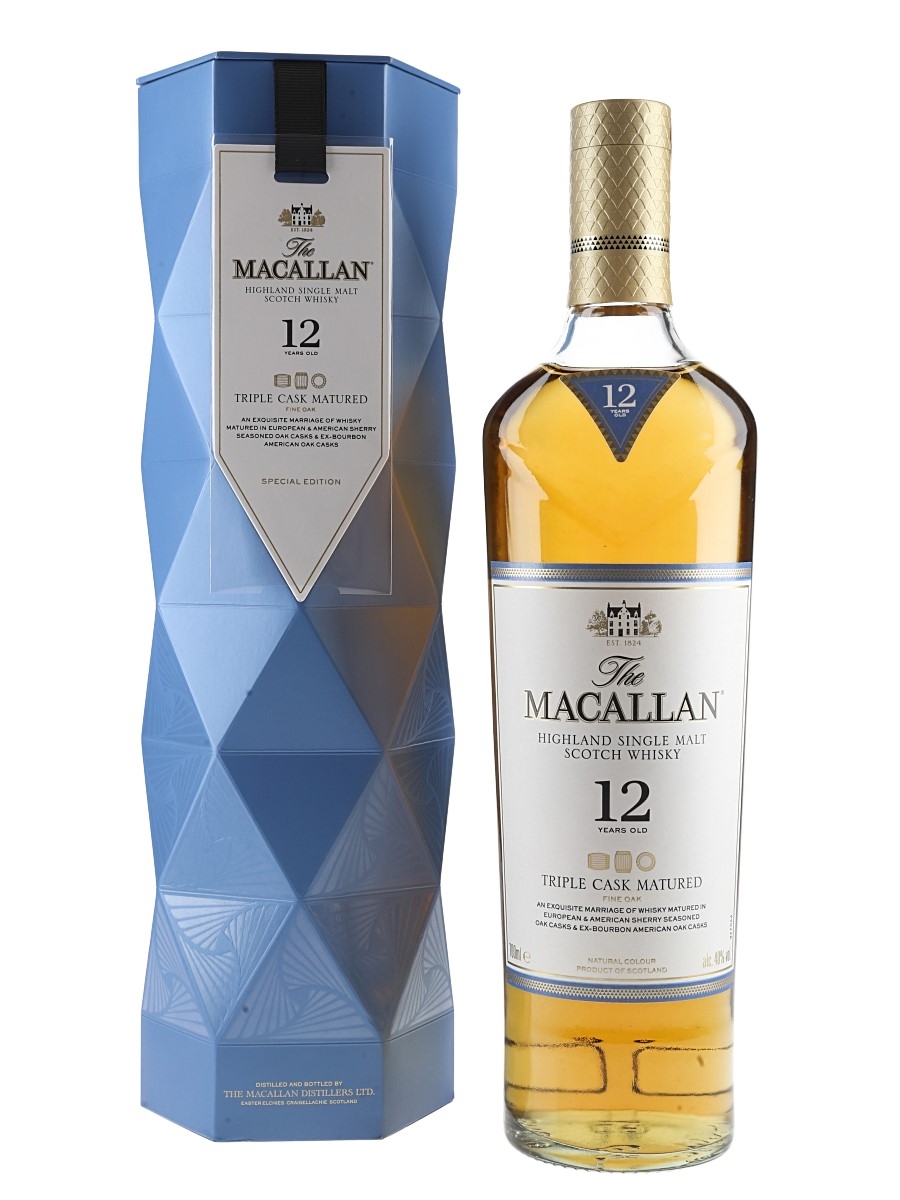 Macallan 12 Year Old Fine Oak Triple Cask Matured - Special Edition 70cl / 40%