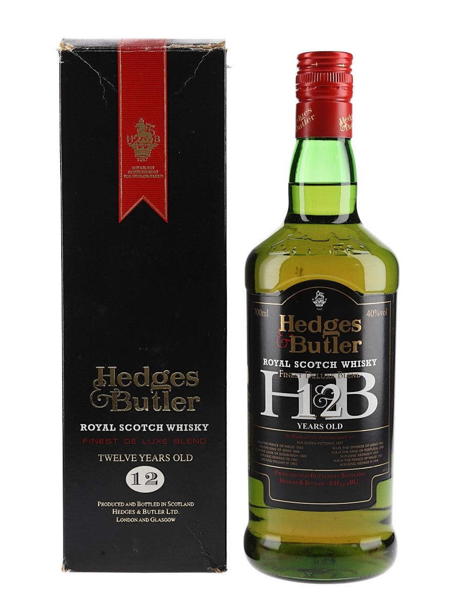 Hedges & Butler 12 Year Old  70cl / 40%