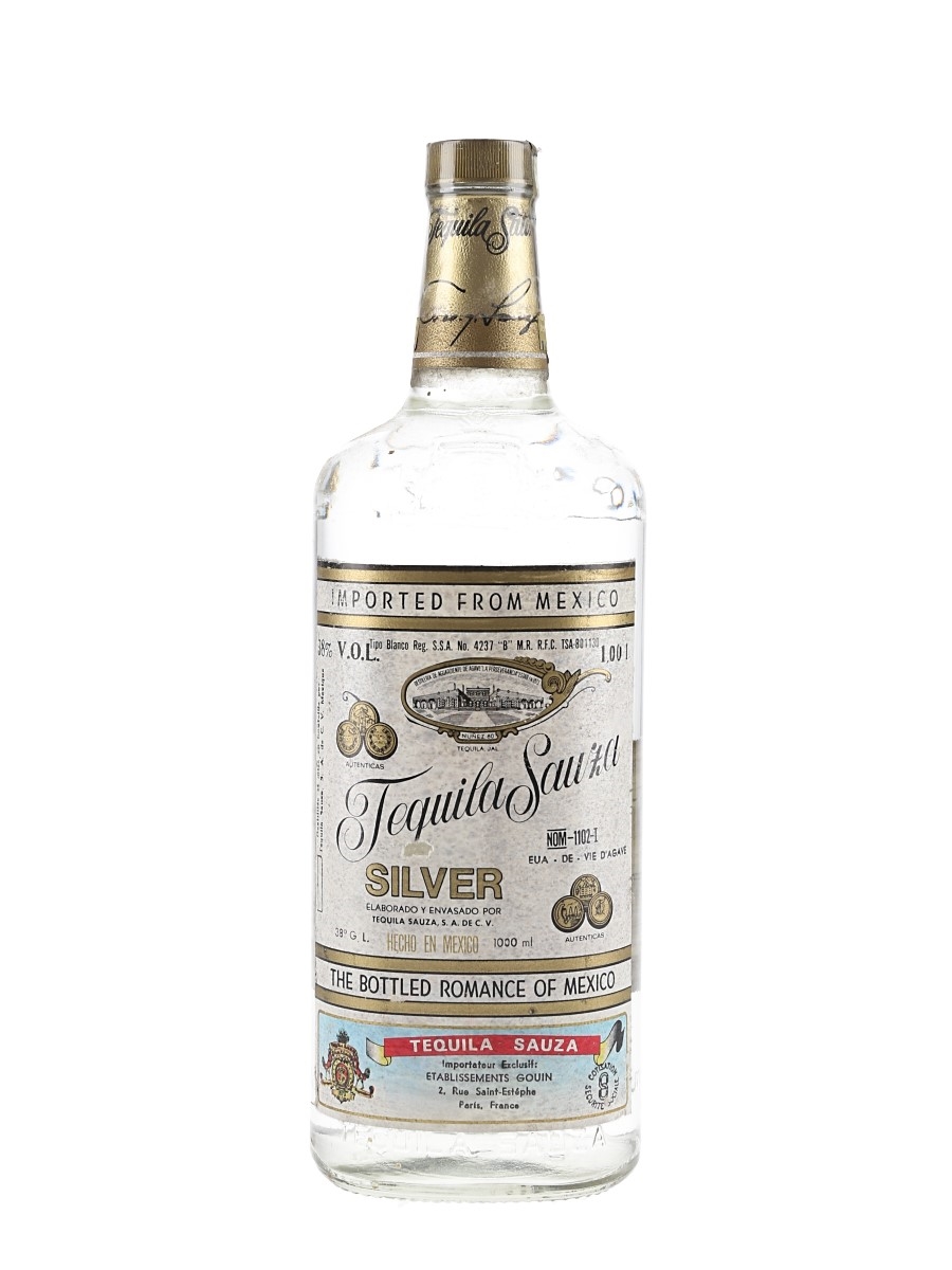 Sauza Silver Tequila Bottled 1980s-1990s - Gouin 100cl / 38%