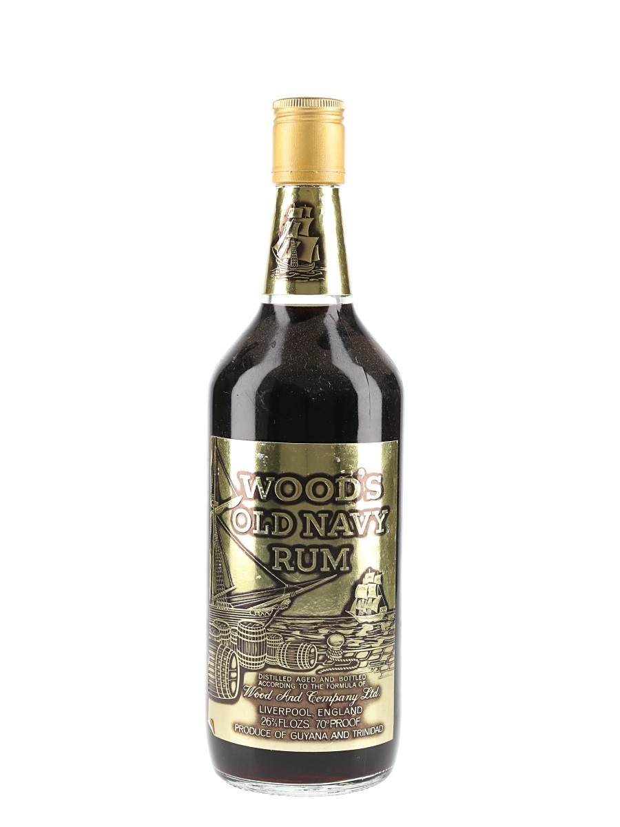 Wood's Old Navy Rum Bottled 1970s 75.7cl / 40%