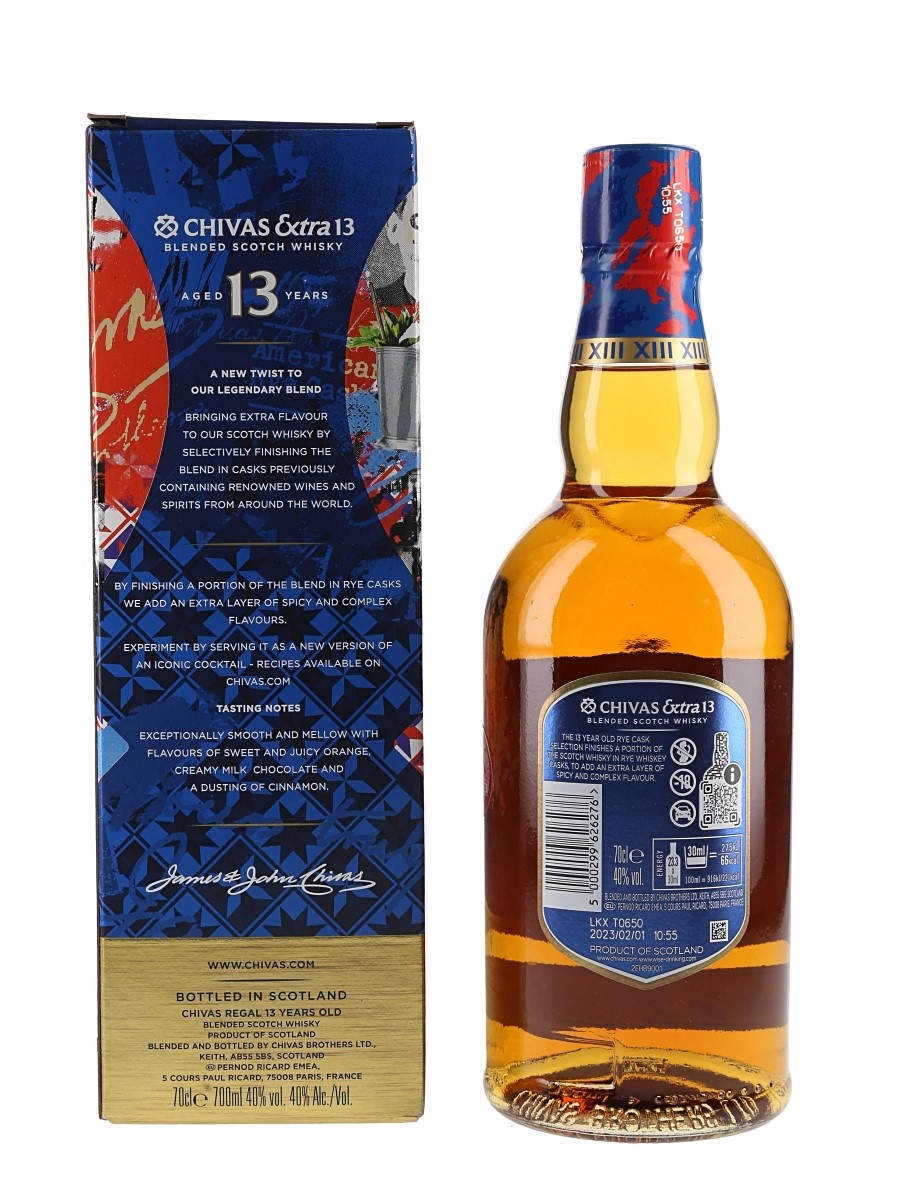 CHIVAS REGAL ウイスキー Chivas Regal Extra 13 Year Old - 13 King Street - Lot 161331