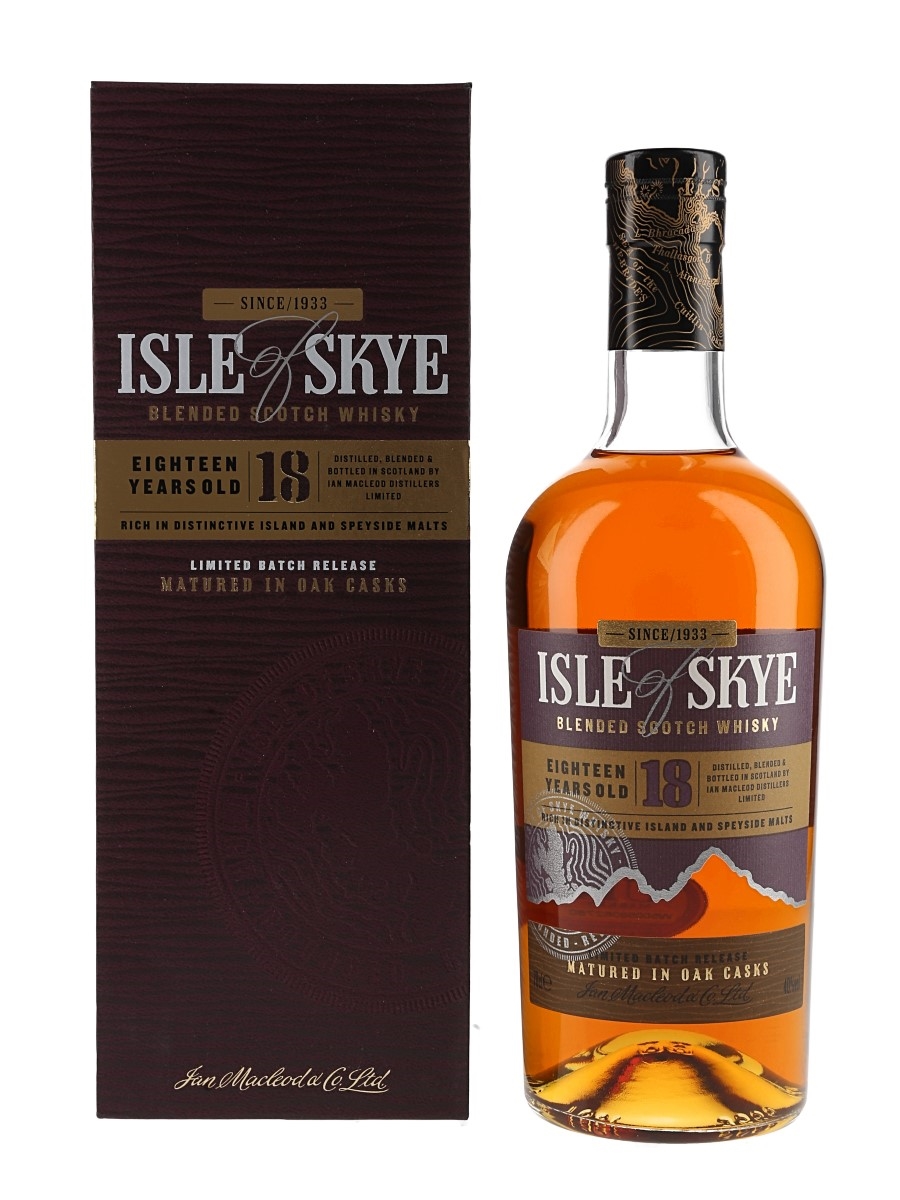 Isle Of Skye 18 Year Old Bottled 2022 - Ian Macleod Distillers 70cl / 40%