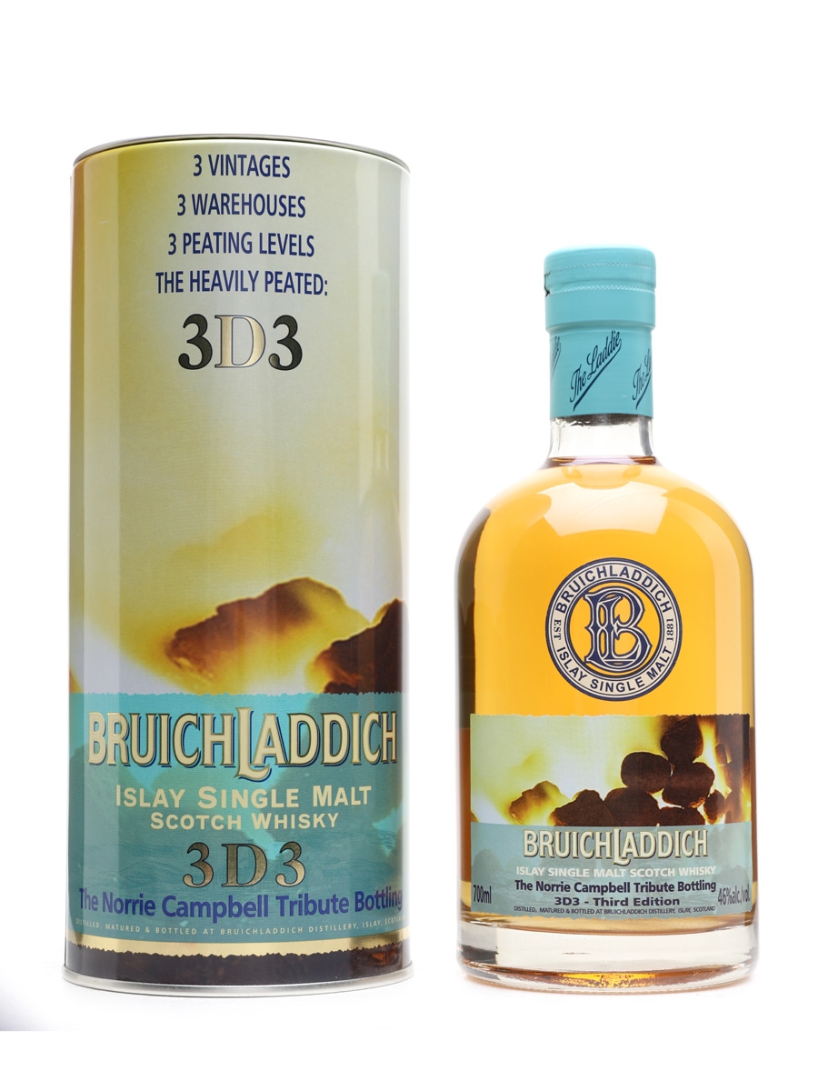 Bruichladdich 3D3 Norrie Campbell Tribute 70cl / 46%