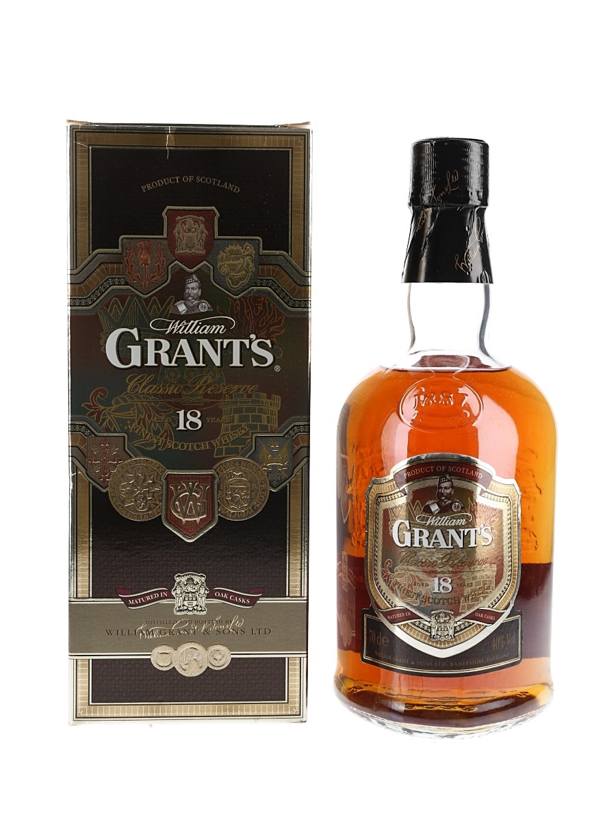 Grant's 18 Year Old Classic Reserve  70cl / 40%