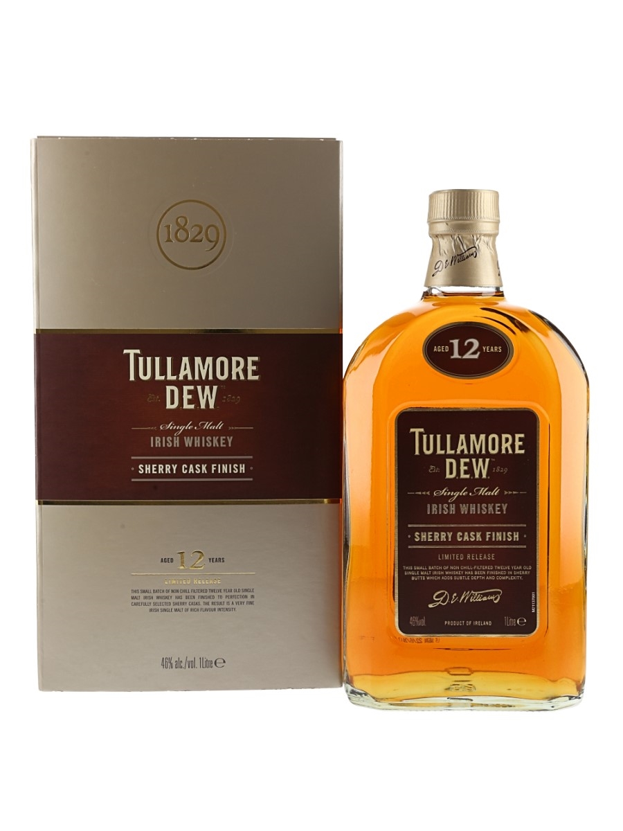 Tullamore Dew 12 Year Old Sherry Cask Finish 100cl / 46%