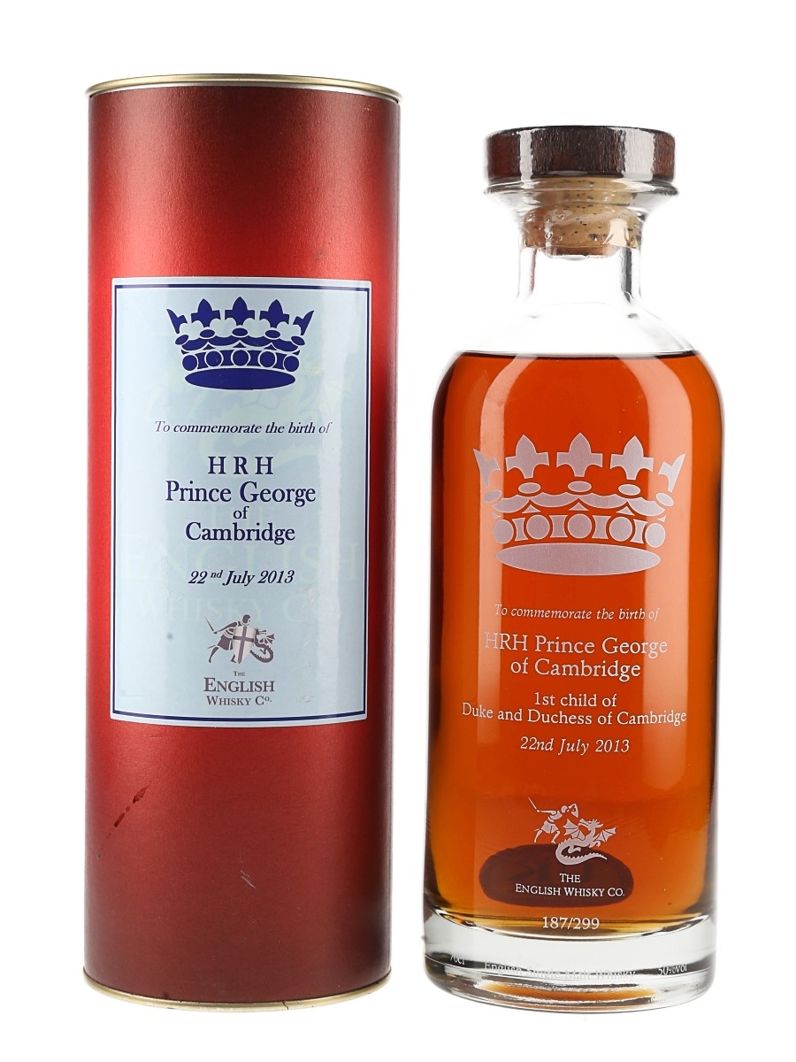 The English Whisky Co. Bottled 2013 - Prince George of Cambridge 70cl / 50%