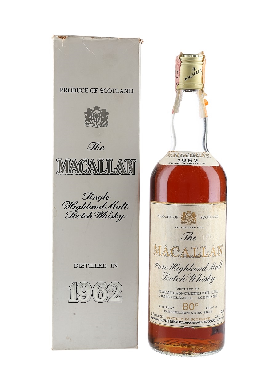 Macallan 1962 Campbell, Hope & King Bottled 1970s - Rinaldi 75.7cl / 46%
