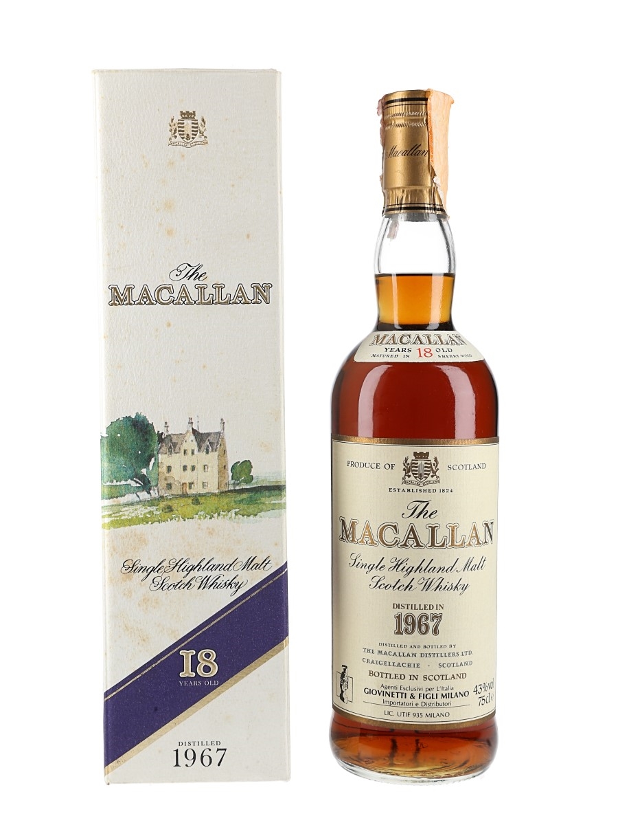Macallan 1967 18 Year Old - Lot 178987 - Buy/Sell Macallan Whisky