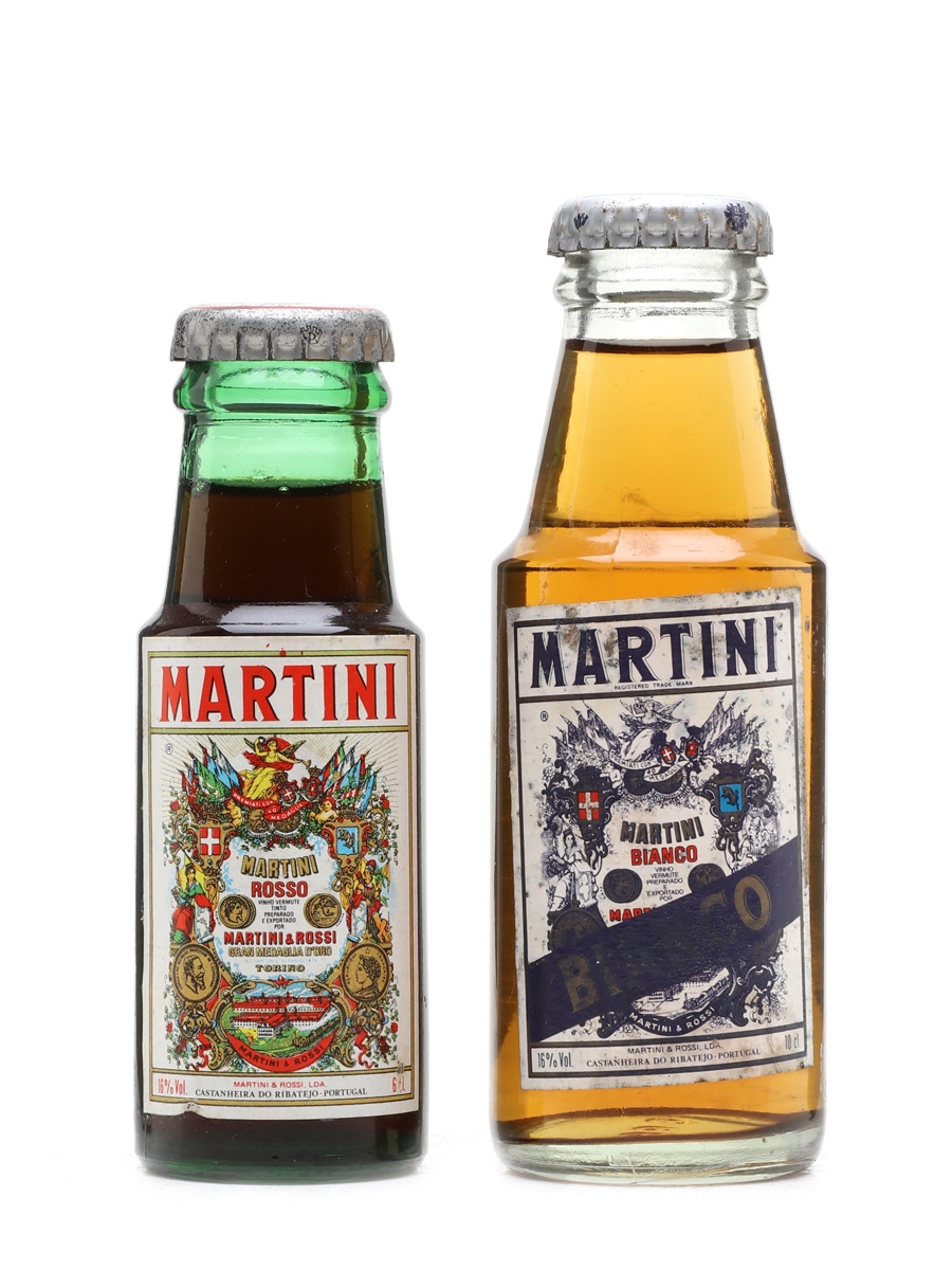 Martini Miniatures Rosso & Bianco 10cl & 6cl / 16%