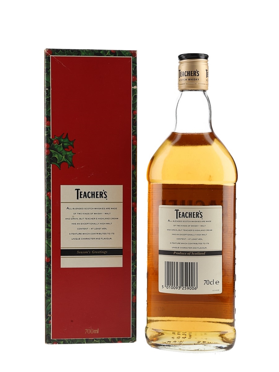ウイスキー TEACHER'S HIGHLAND CREAM SCOTCH WHISKY Teacher's Highland Cream Blended Scotch Whisky 750mL – Crown