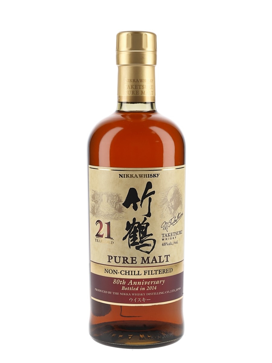 Taketsuru Pure Malt 21 Year Old Bottled 2014 - 80th Anniversary 70cl / 48%