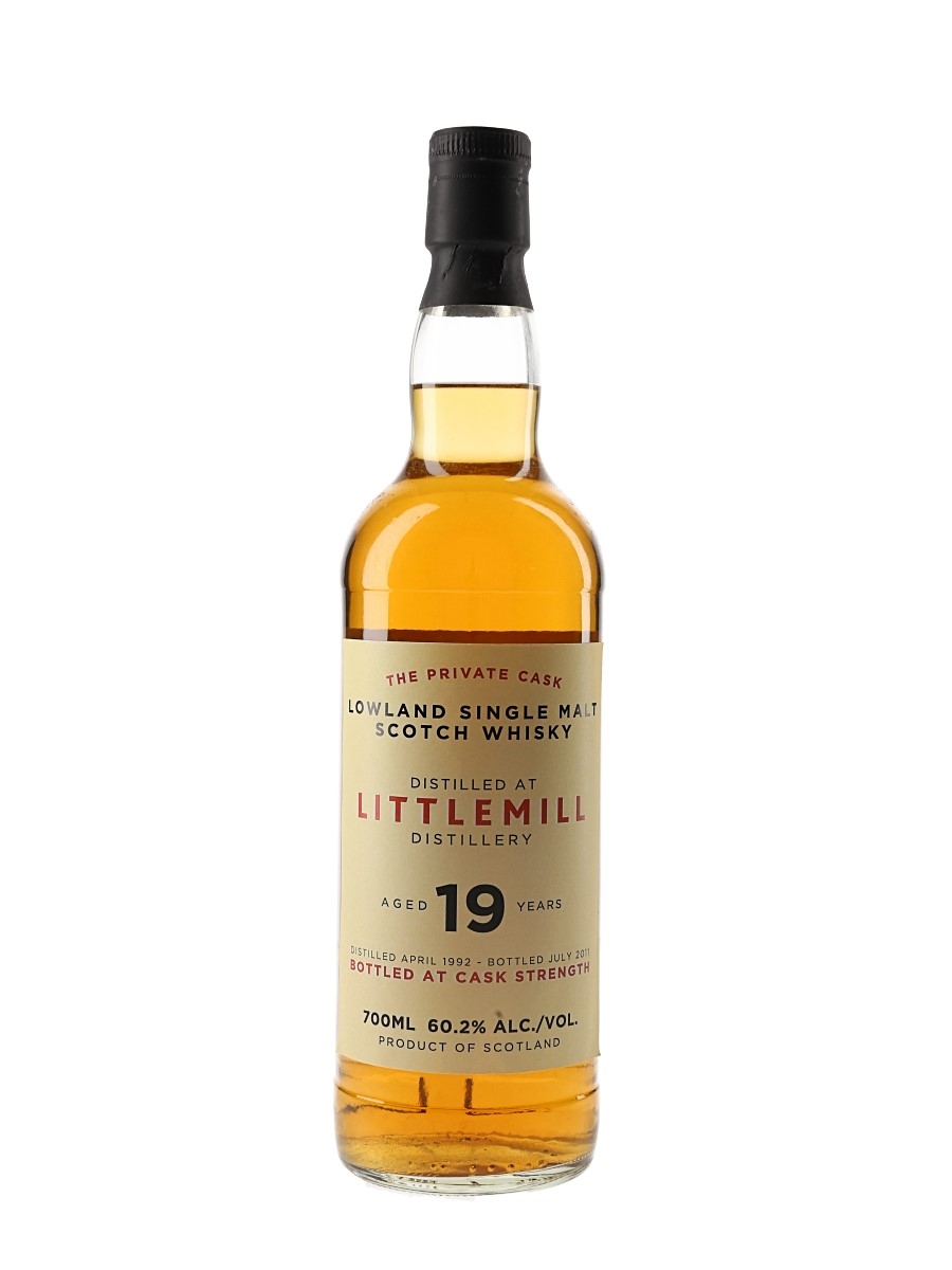 Littlemill 1992 19 Year Old Bottled 2011 - The Private Cask 70cl / 60.2%