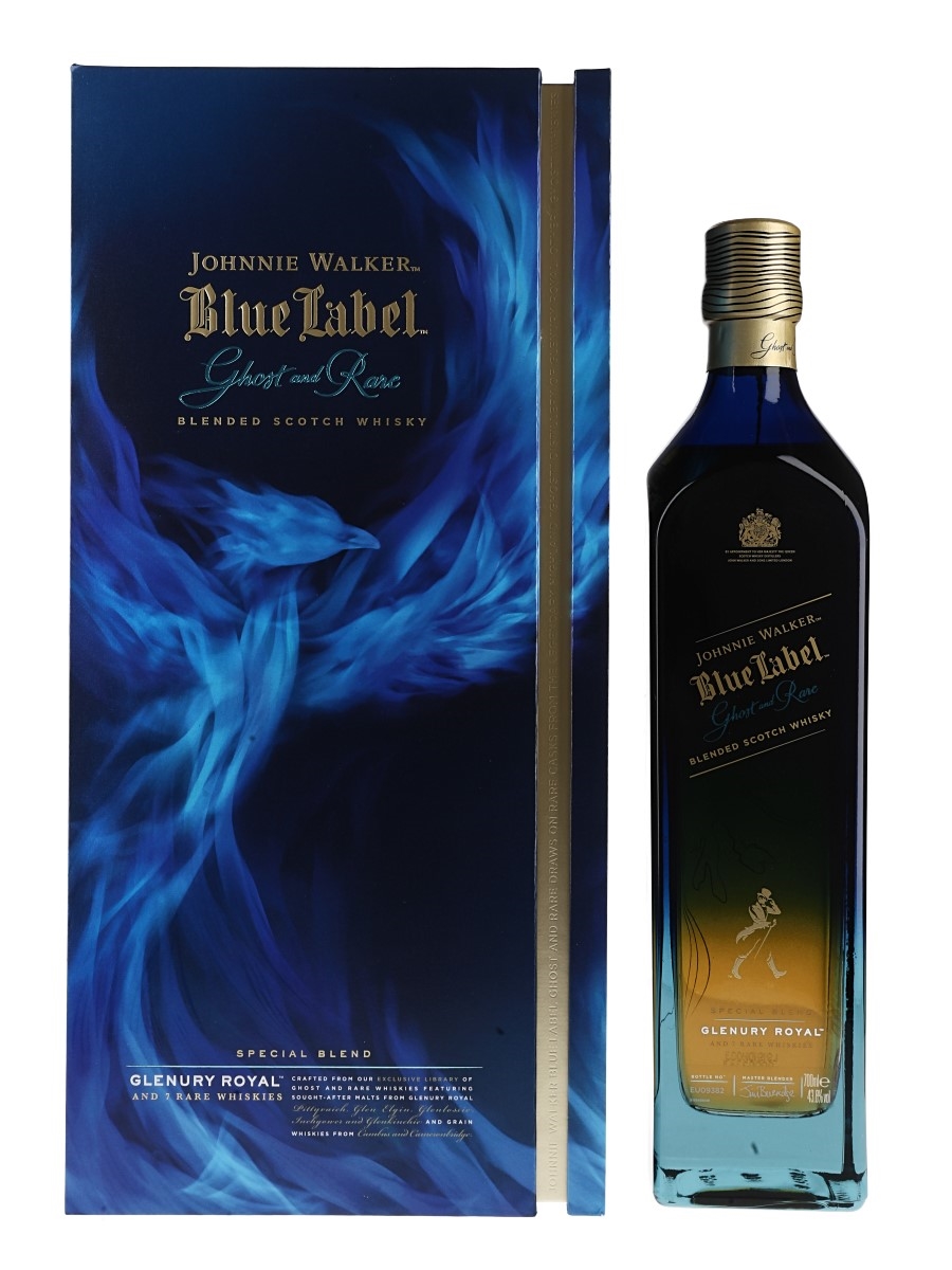 Johnnie Walker Blue Label & Ghost And Rare Glenury Royal 70cl / 43.8%