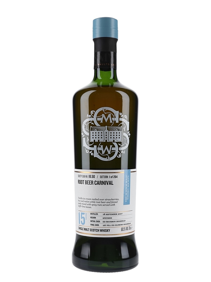 Inchgower 2007 15 Year Old SMWS 18.50 Root Beer Carnival 70cl / 60.5%