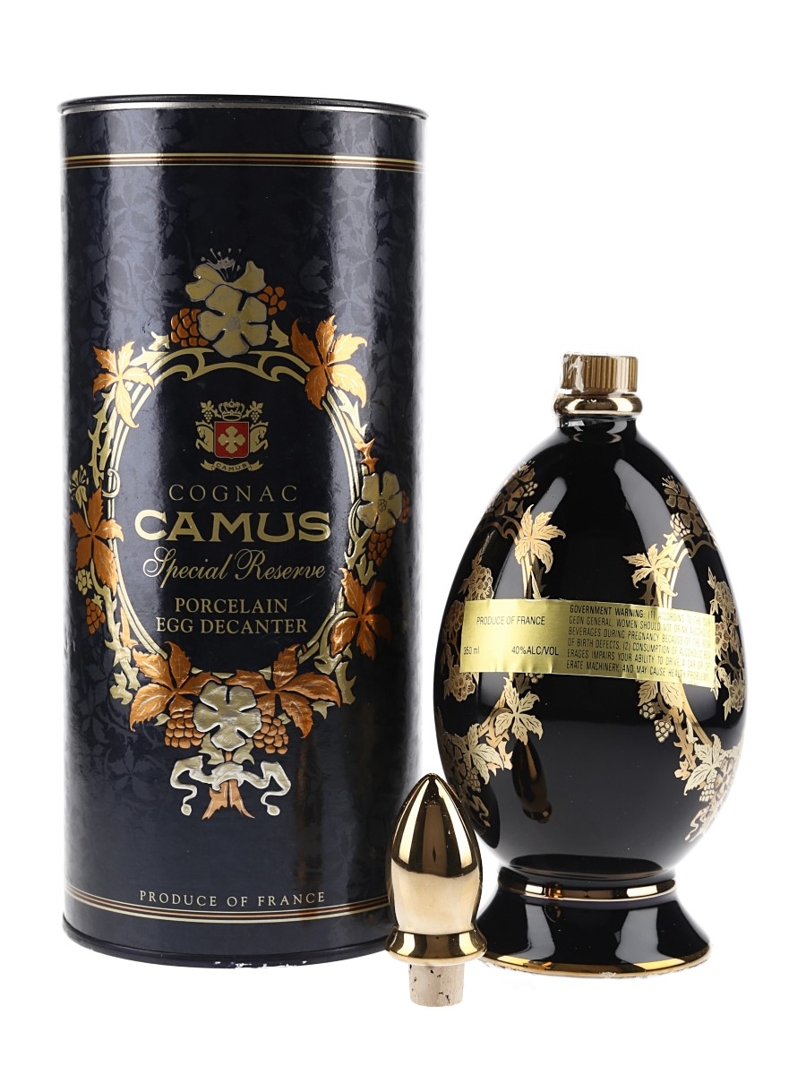 ブランデー CAMUS special reserve EGG DECANTER Camus Special Reserve Porcelain Egg | Old Liquor Company