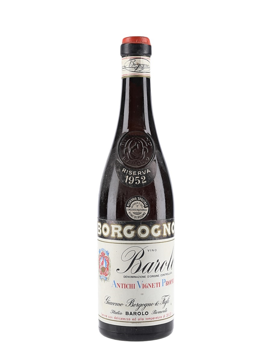 1952  Barolo Riserva Borgogno 72cl / 13.5%