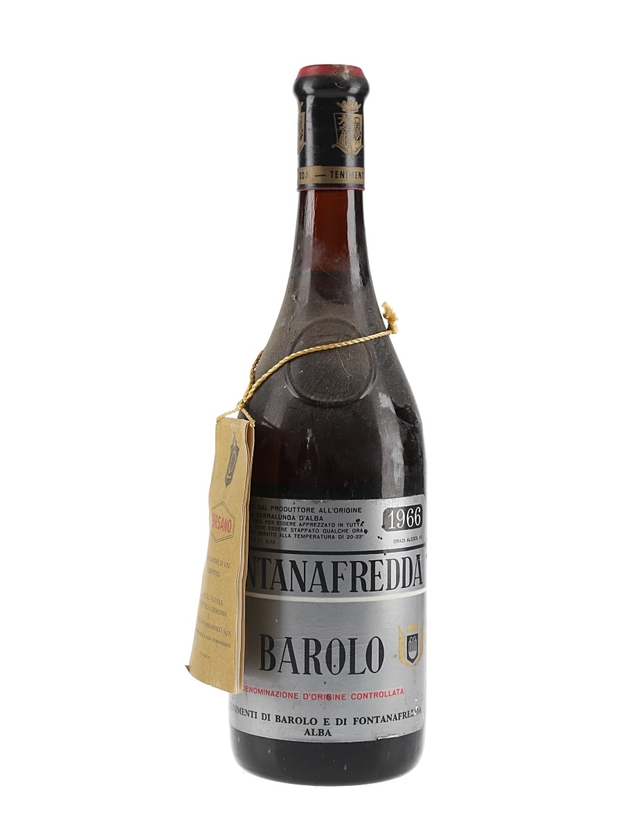 1966 Barolo Fontanafredda 72cl / 13%